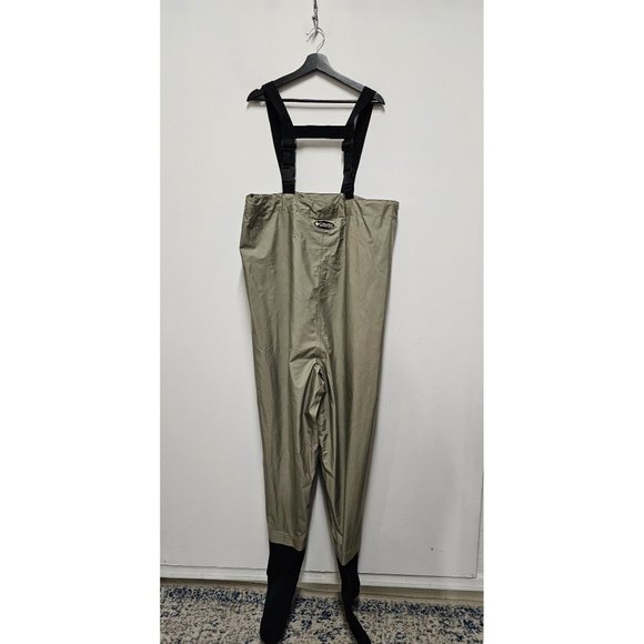 Columbia Sportswear Company fishing chest waders, neoprene stocking foot booties - Picture 1 of 7